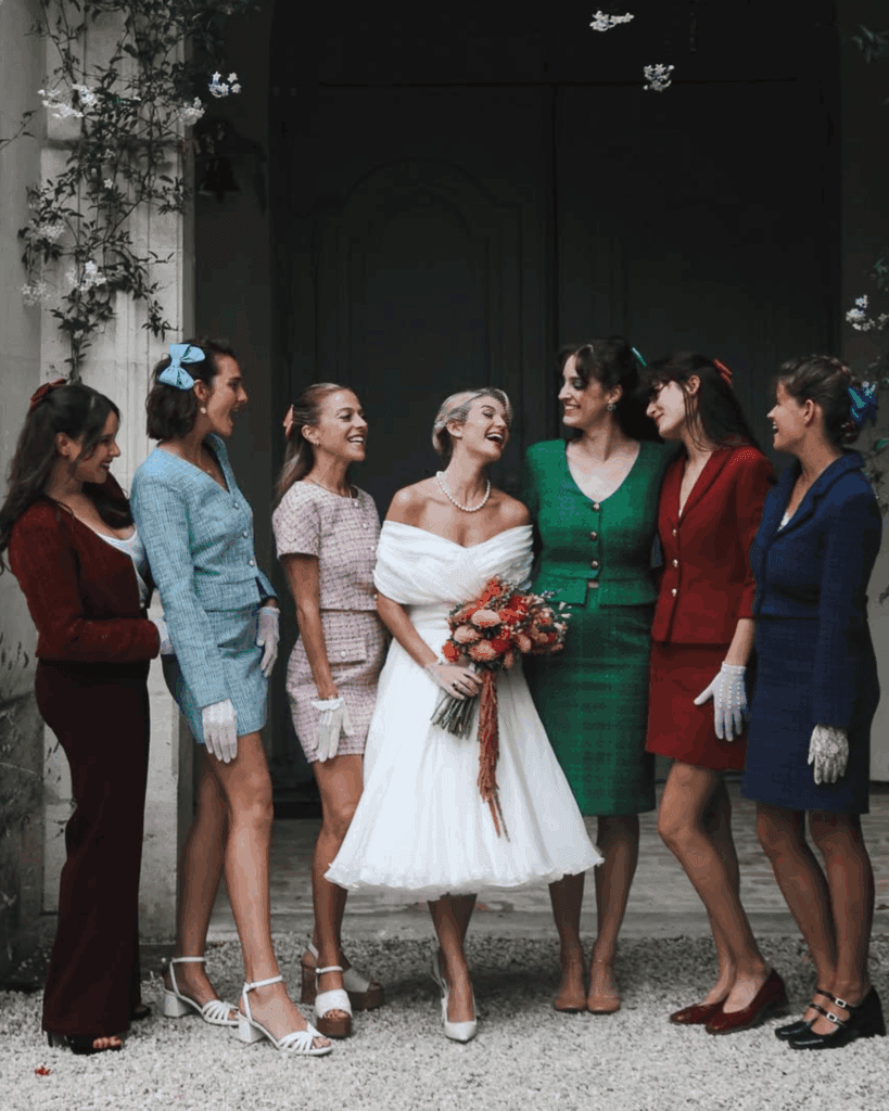 Bridesmaid Fashion | Constance Arnoult’s Parisian Tweed Dream