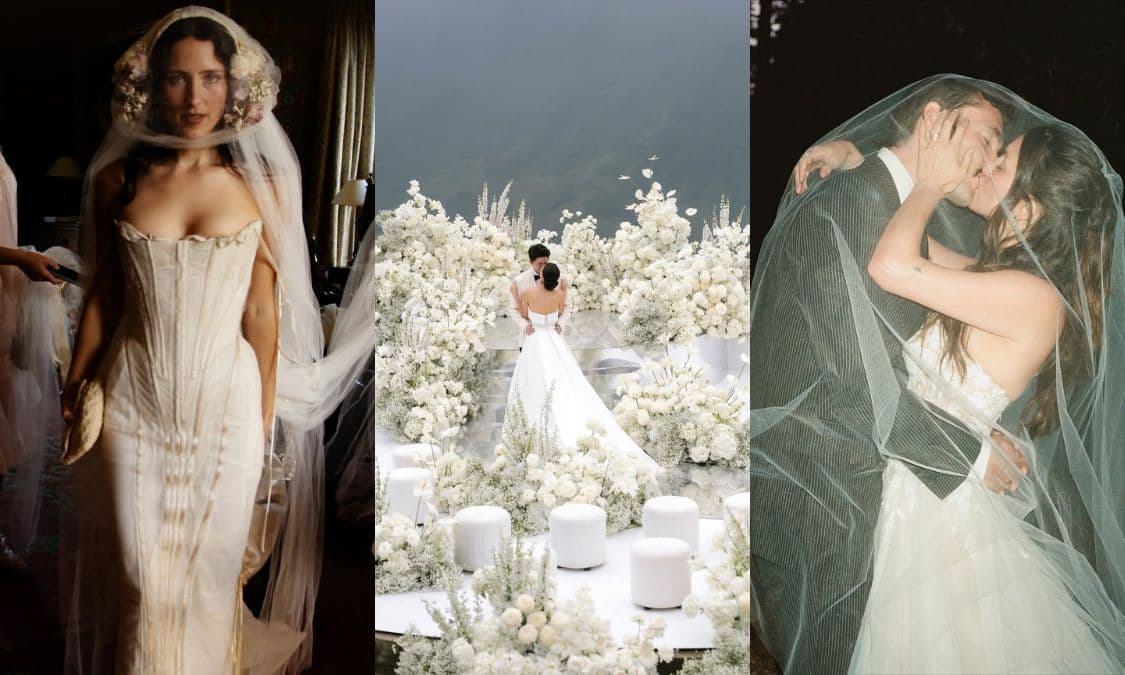 Viral Weddings of the Week: From Halloween Romance to Castle Couture