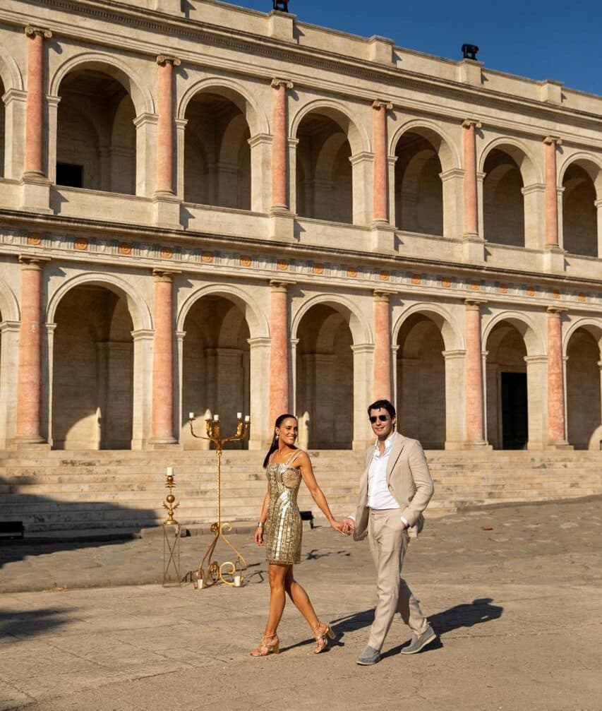 Julia & Ricardo’s Epic Pre-Wedding at Cinecittà Studios: A Roman Dream Brought to Life by Giritaly