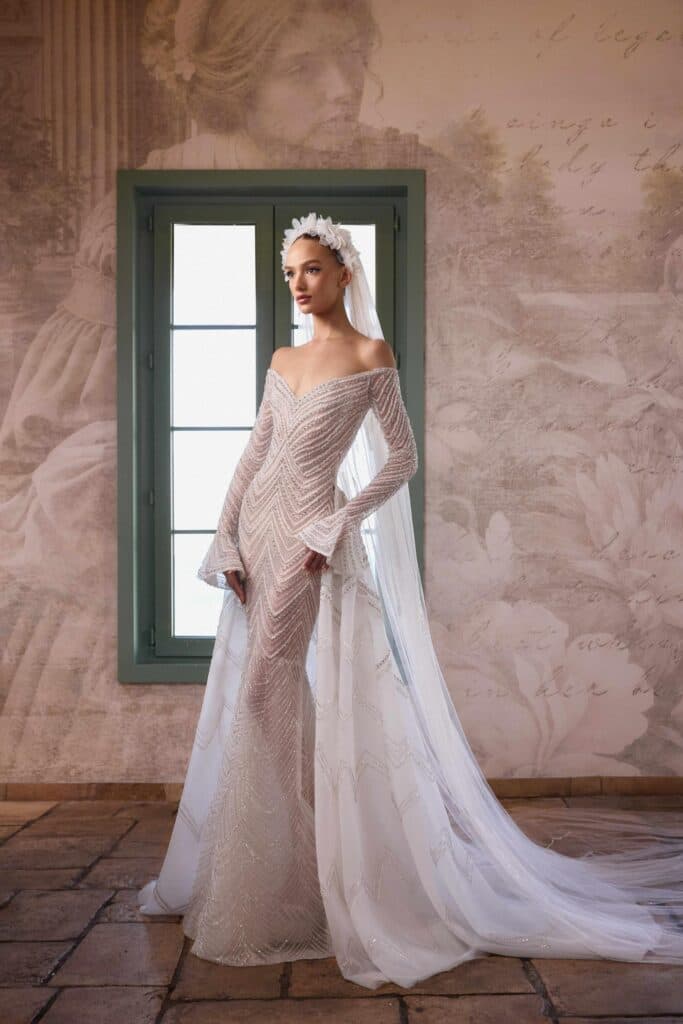 Tony Ward 2026 Fall Collection Crystal Facade