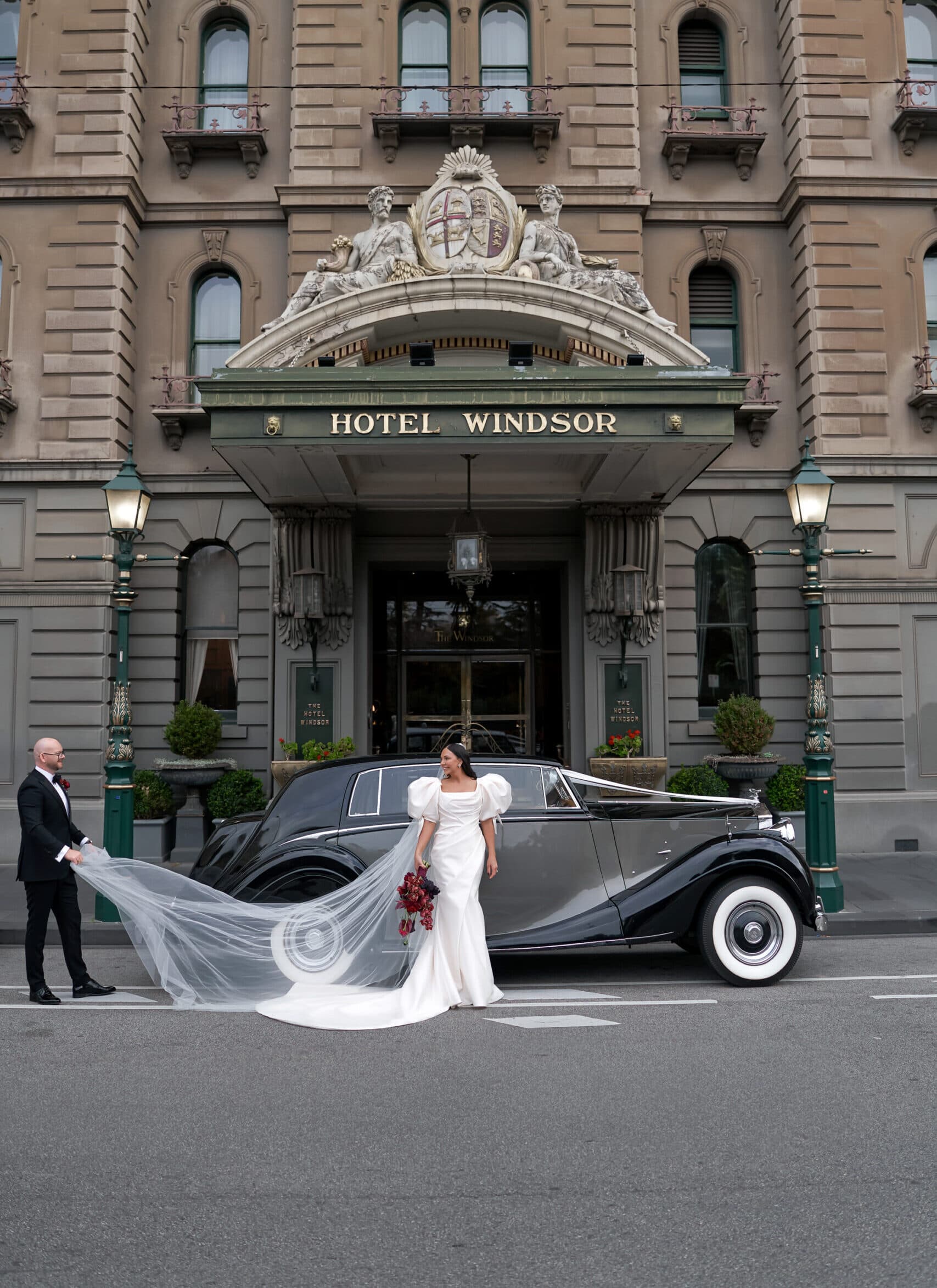 Old-World Glam & Burgundy Romance: Alysia Bridger Events Crafts Cherie & Luke’s Luxury Wedding in Melbourne