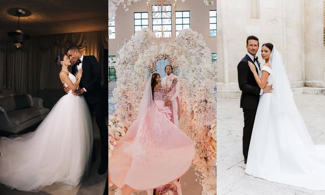 Viral Weddings of the Week: Croatian Coastlines, Marrakech Gardens & Pink Dreams In Texas