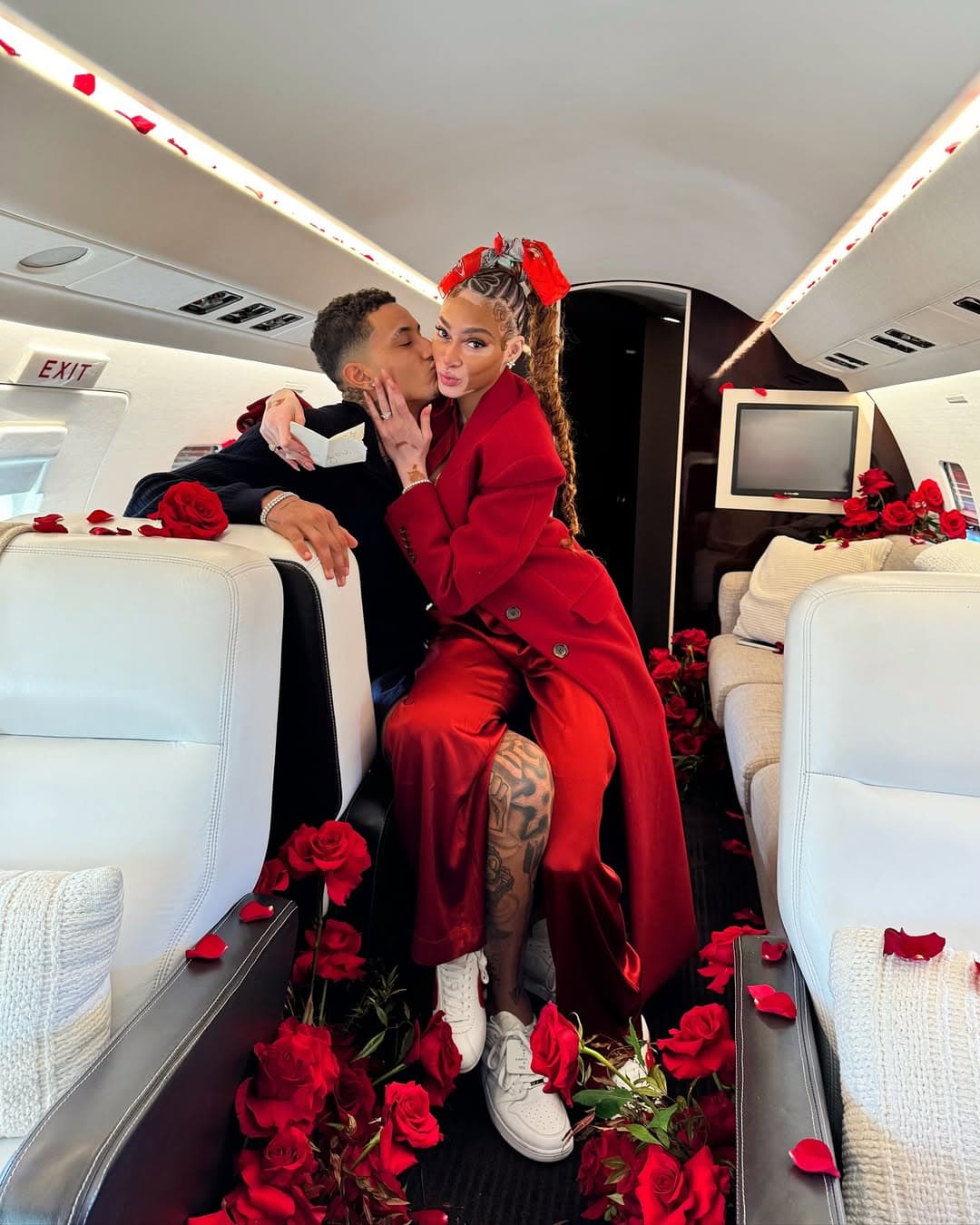 Kyle Kuzma and Winnie Harlow’s Spectacular Engagement Party at Turks and Caicos