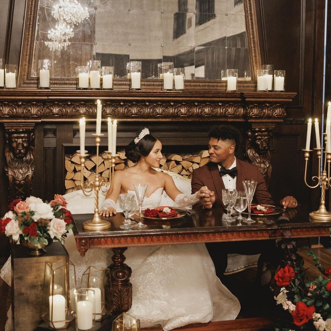 ‘Star Wars’ Actress Philicia Saunders Ties the Knot in Bridgerton-Themed Wedding