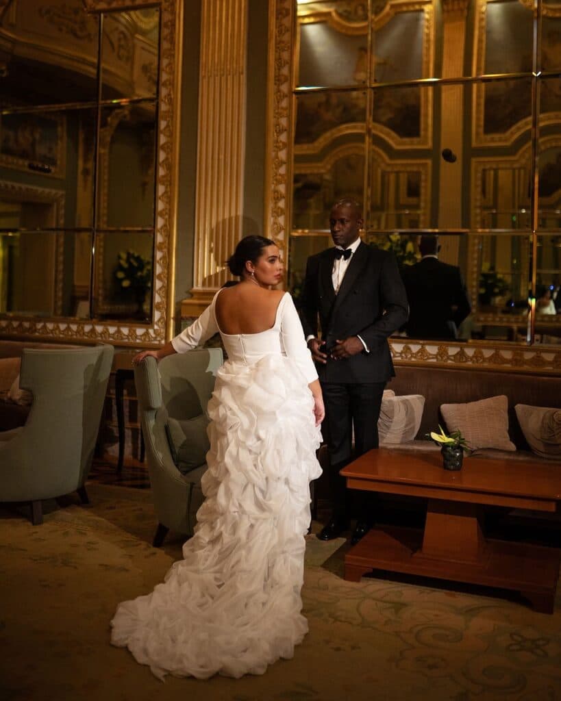 second dresses from influencer brides