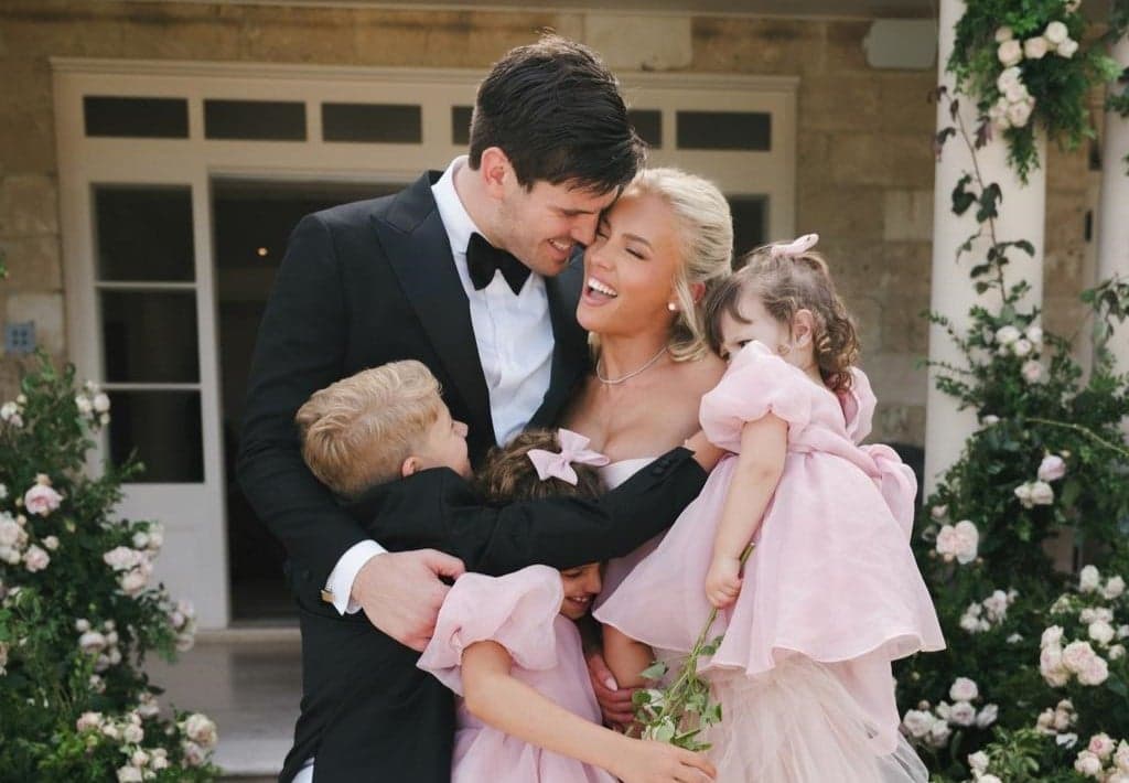 Influencer Tammy Hembrow Gets Married in a Dreamy Pink Wedding Gown