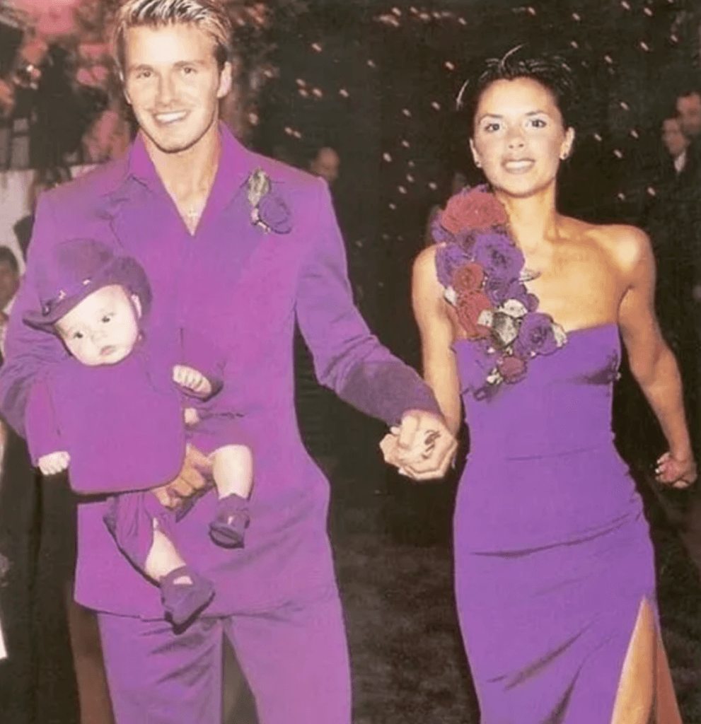 David Beckham and Victoria Beckham 4th of July Celebrity Wedding