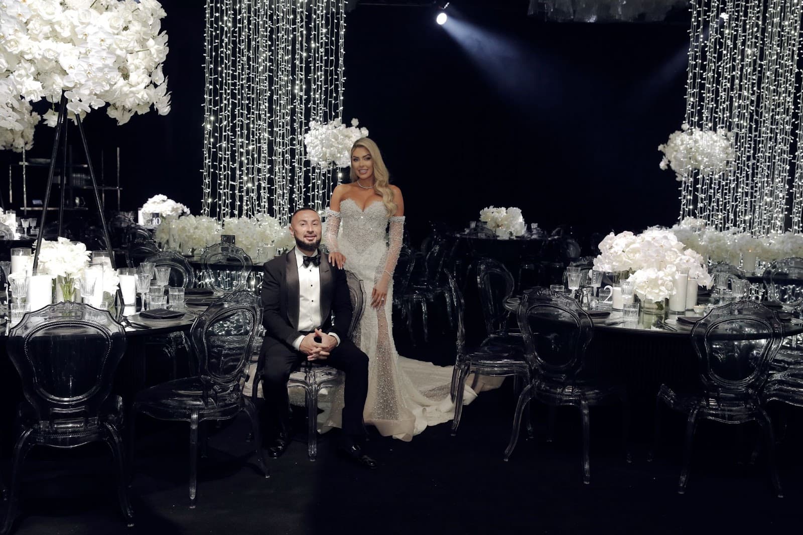 Leah Da Gloria Gets Wedded in Three of Her Own Custom Wedding Gowns