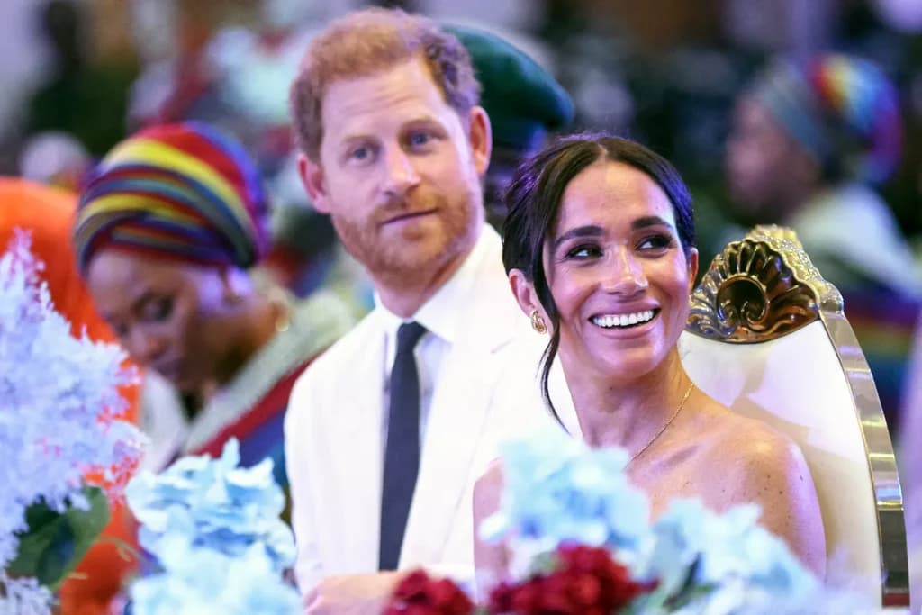 Prince Harry and Meghan Markle in Nigeria on May 11, 2024