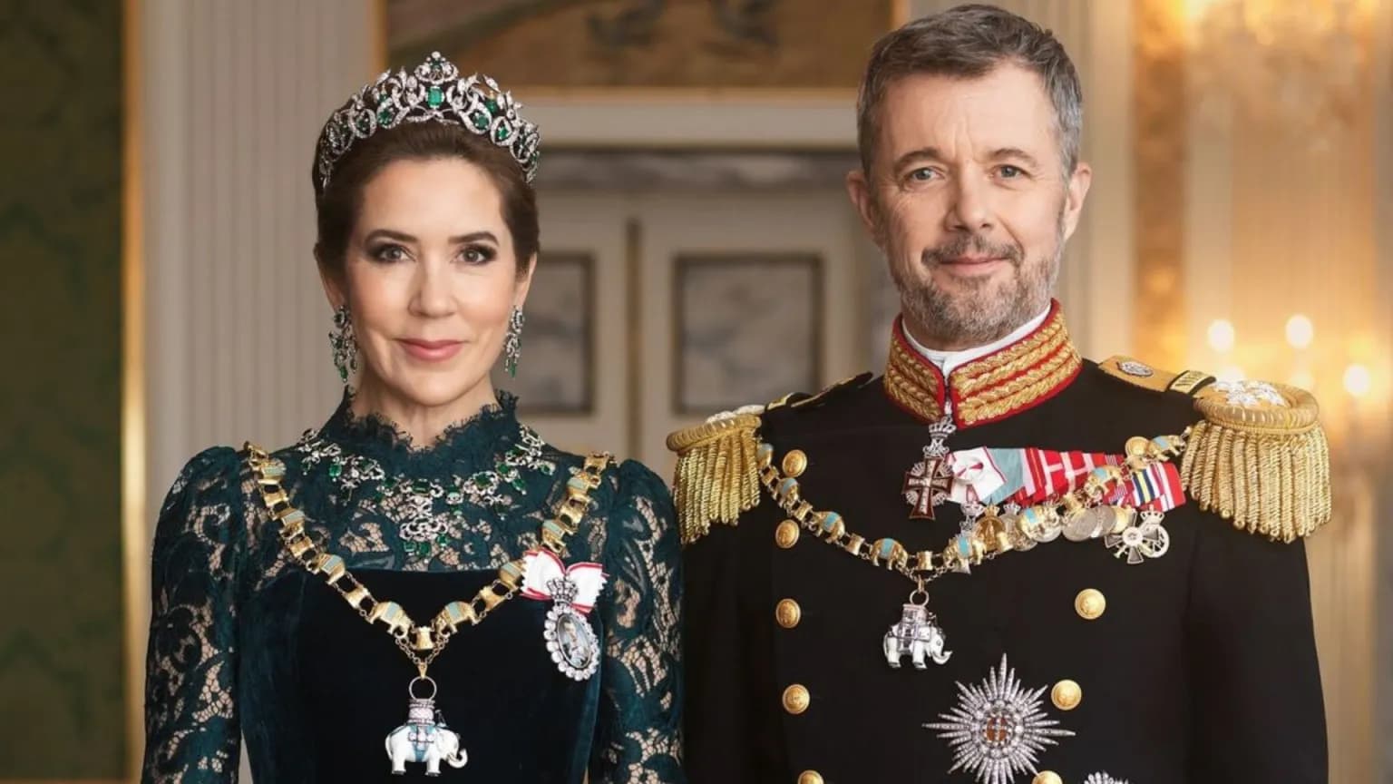 The First Official Portrait of King Frederik and Queen Mary of Denmark Revealed