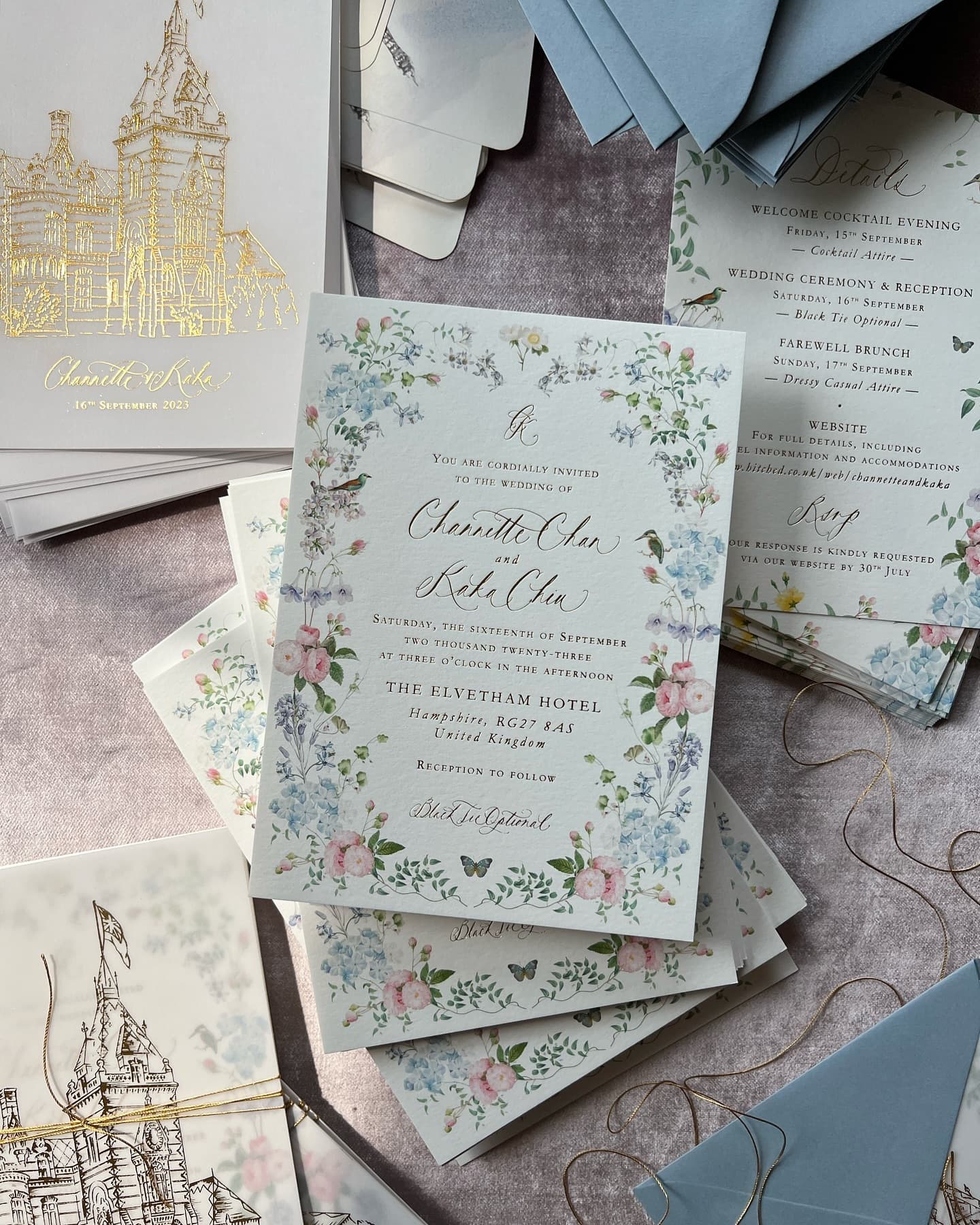 Trending: Bridgerton Inspired Bespoke Wedding Stationery