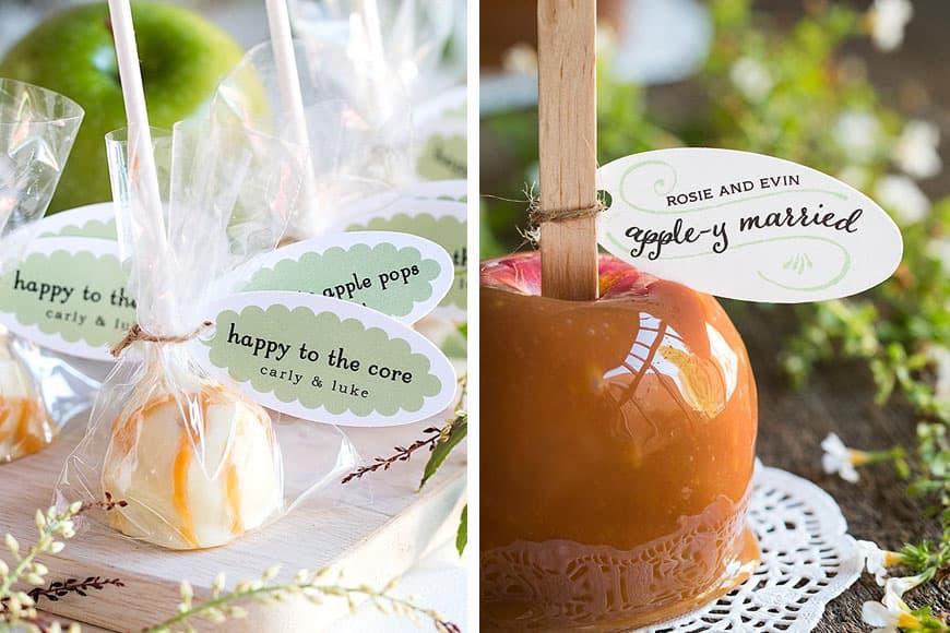 edible wedding favour ideas