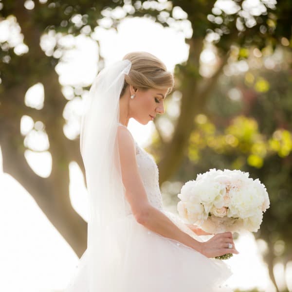 Real Wedding: A Blush and White Wedding at the Ritz Carlton