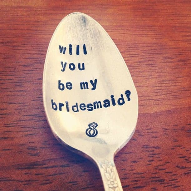 creative be my bridesmaid ideas