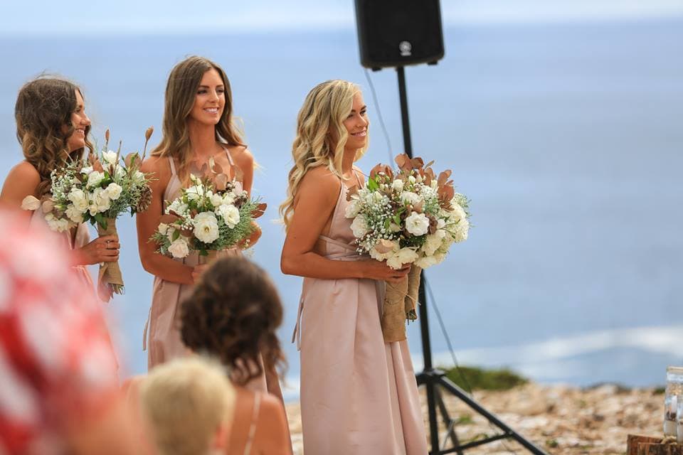 clifftop wedding