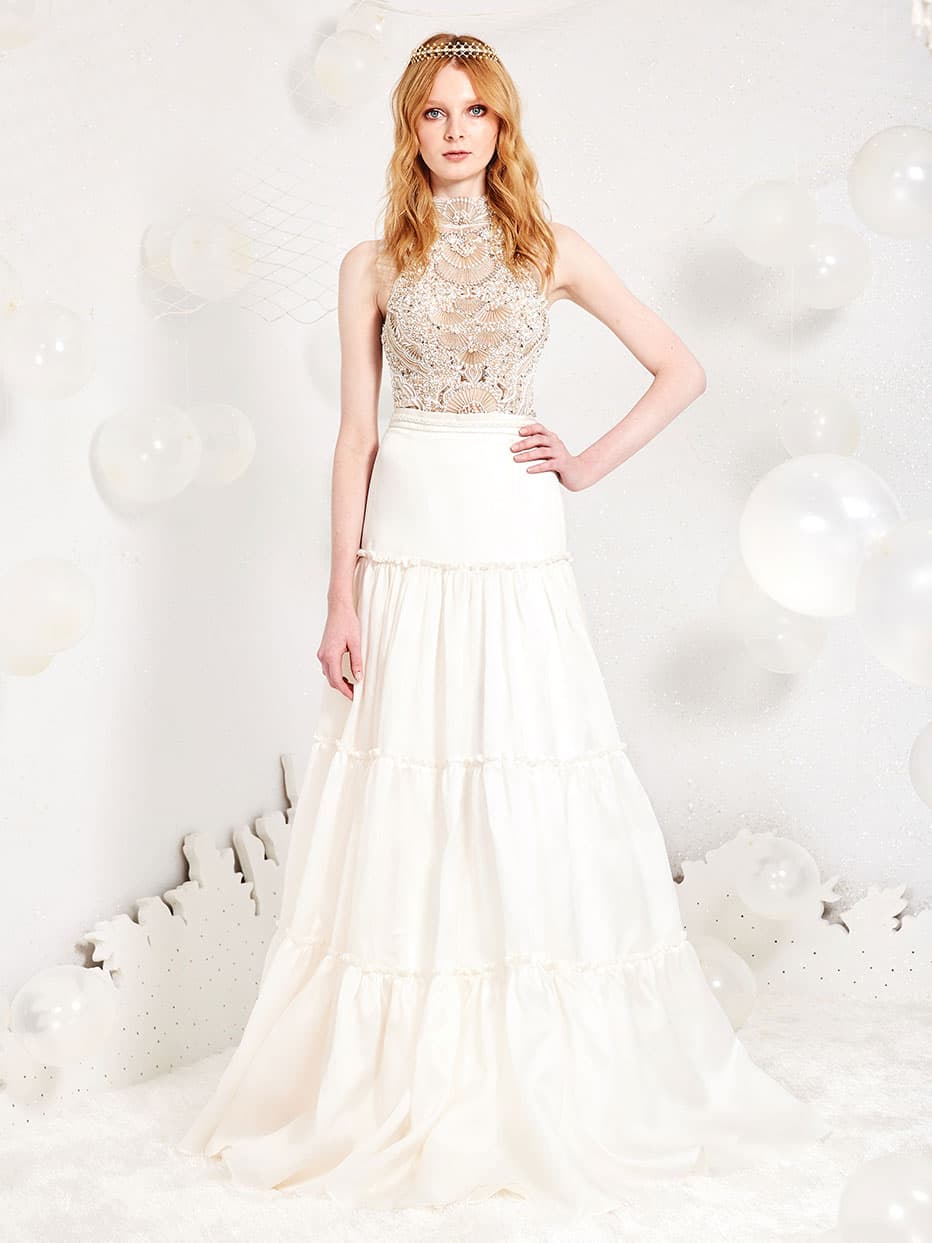 Percy Sabina Wedding Dress New York Bridal Week Fall 2017