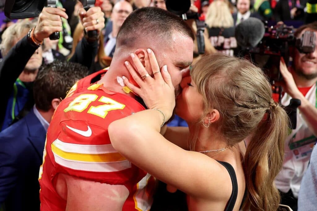 Taylor Swift and Travis Kelce