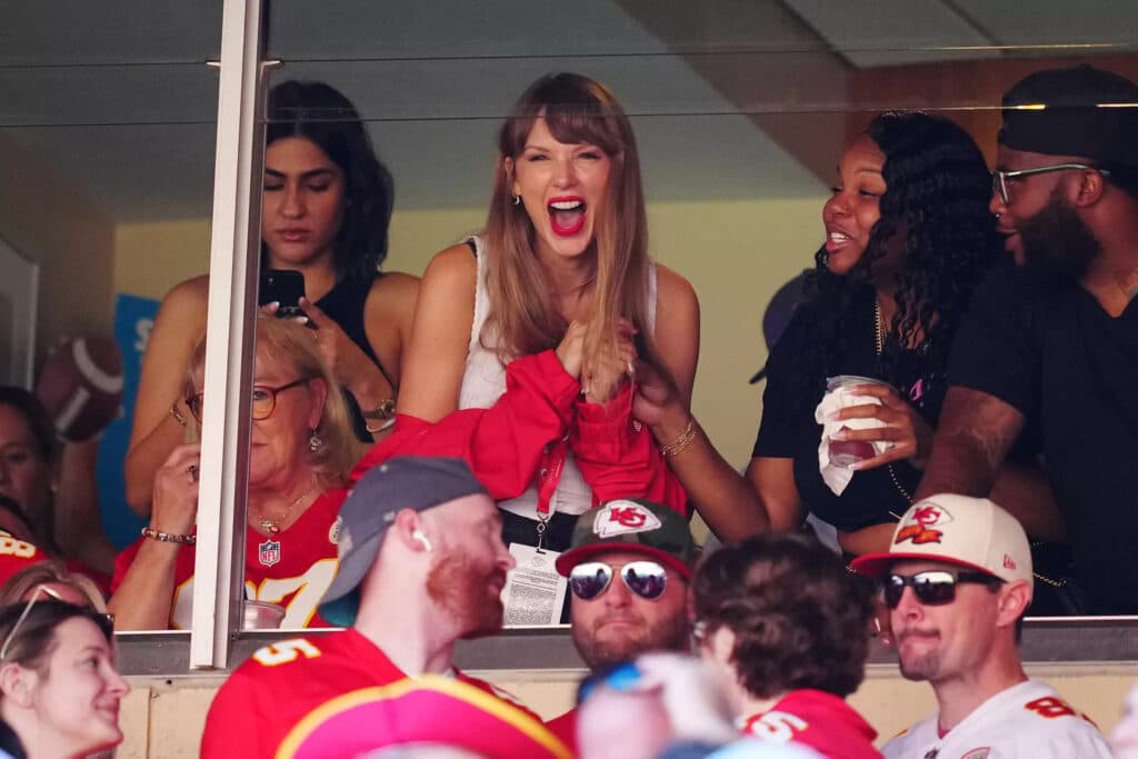 Taylor Swift and Travis Kelce