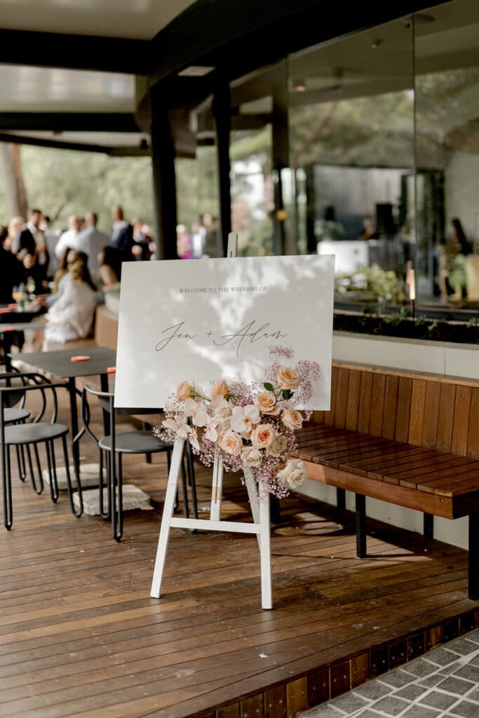 A Garden Themed Wedding Reception At Terrace On The Domain in Sydney, Australia