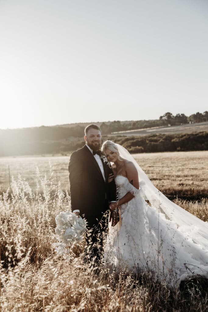 This Couple Had A Classic Monochromatic Farm Wedding in Western Australia