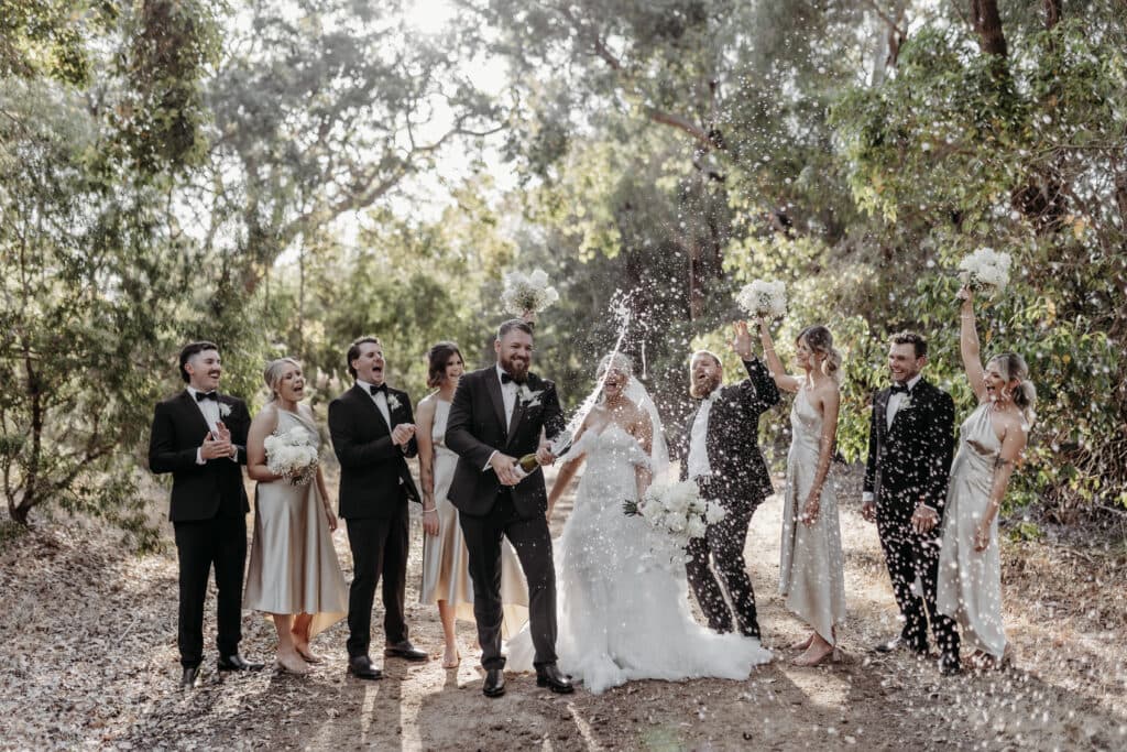 This Couple Had A Classic Monochromatic Farm Wedding in Western Australia