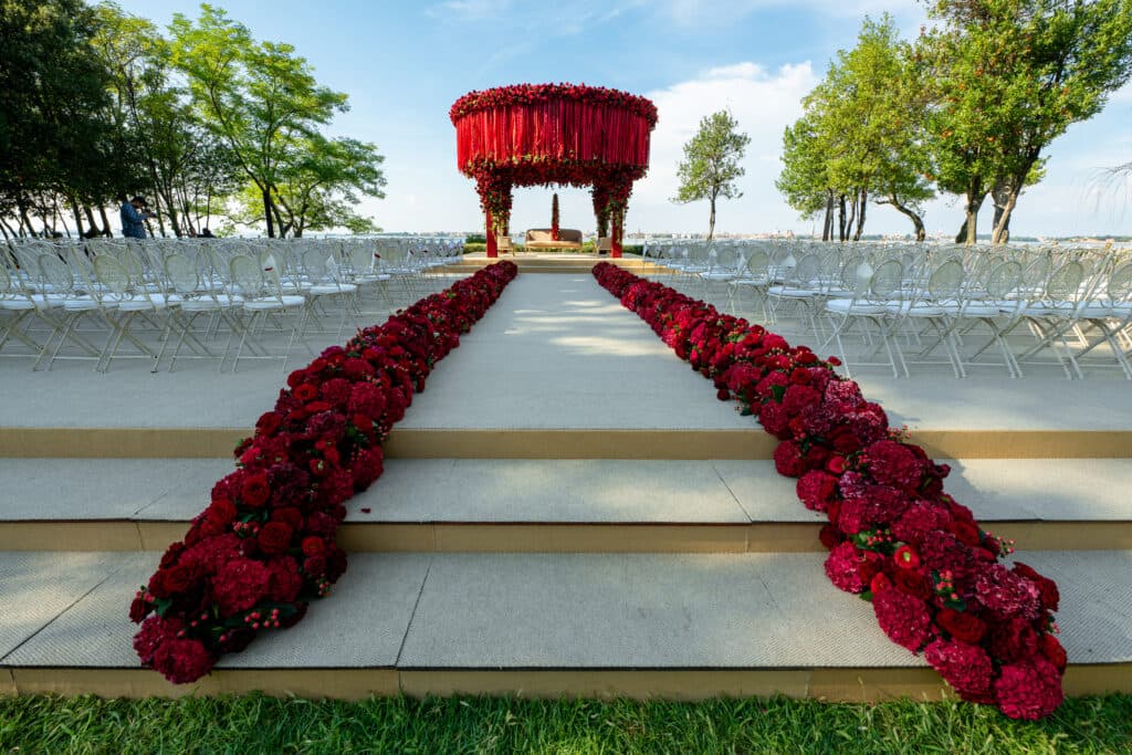 A Vibrant Floral Pakistani Destination Wedding in Venice, Italy