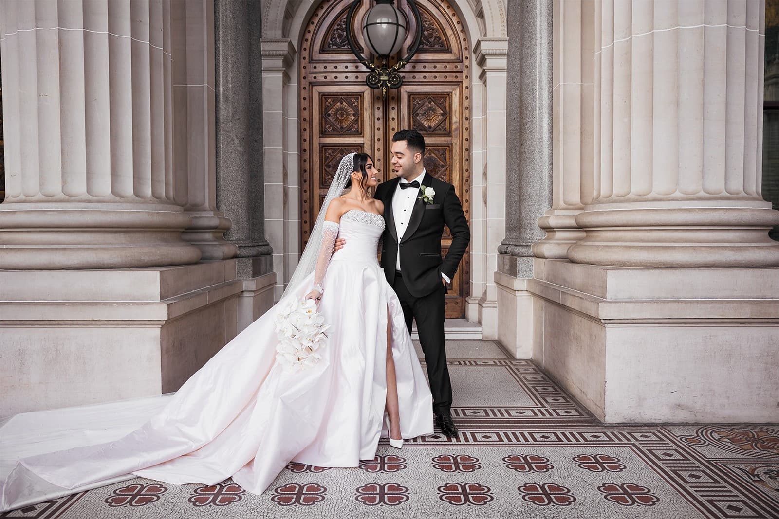 Anne-Marie and Christopher’s Old Hollywood Style Greek Wedding in Melbourne, Australia