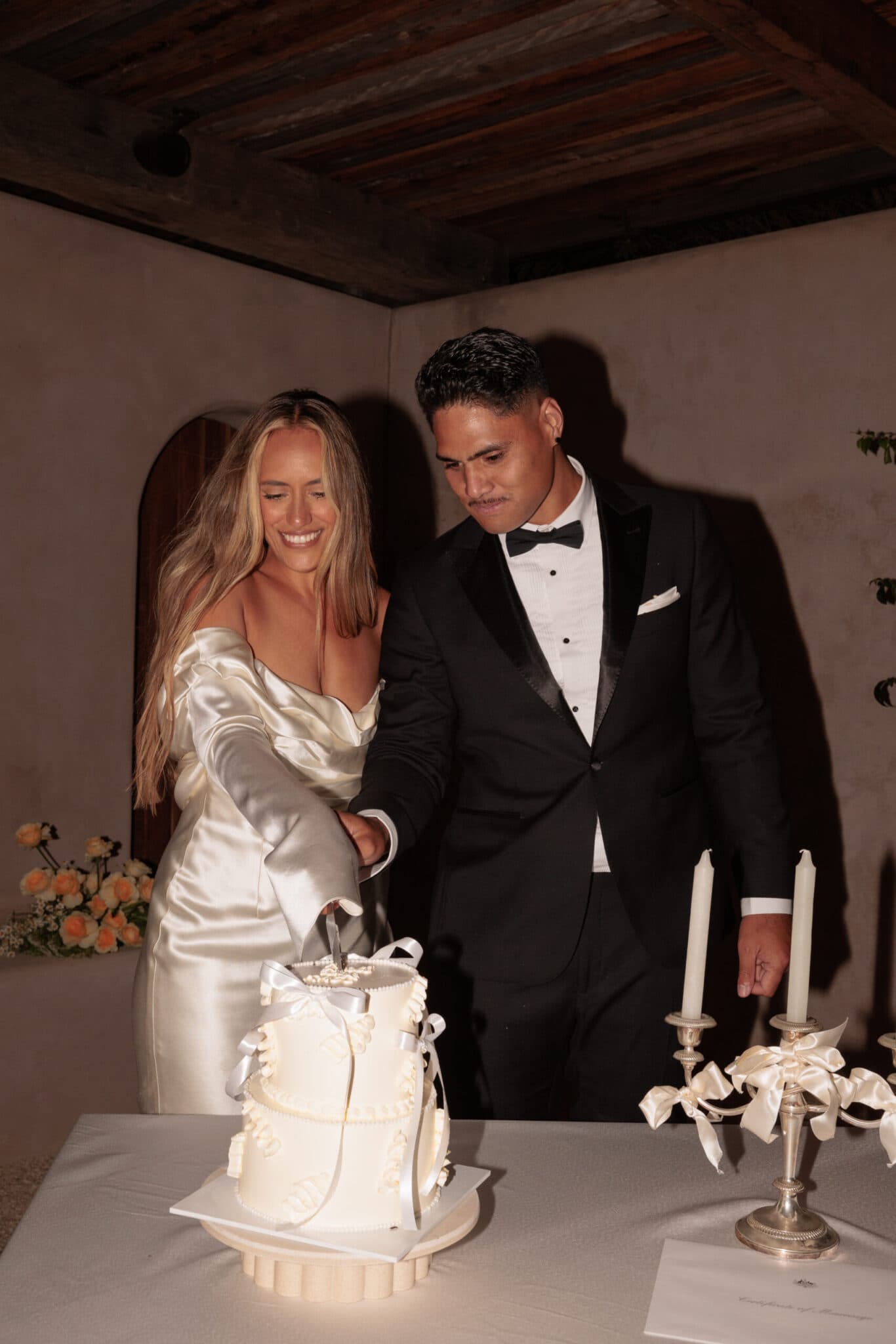 Caitlin and Dane ‘Tied The Knot’ in Byron Bay, Australia