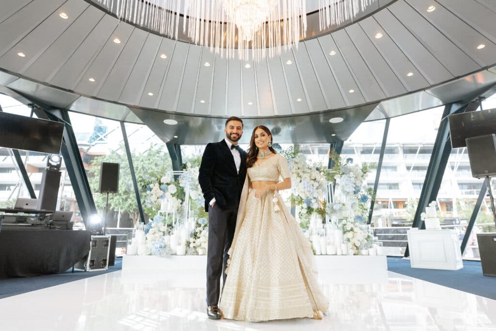 A Floral Indian Engagement on Starship Sydney