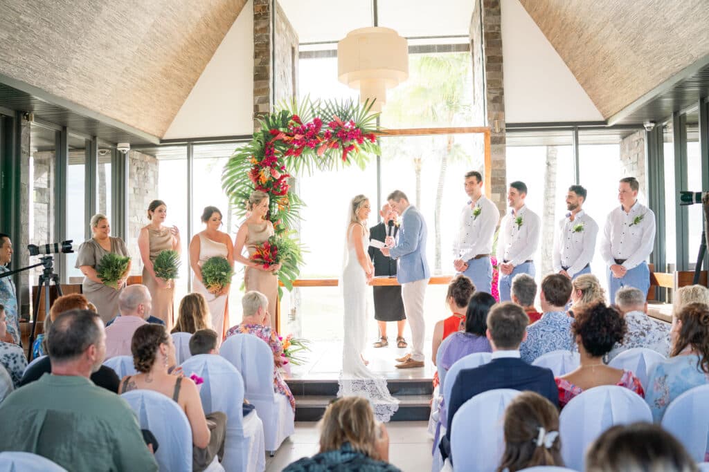 This Couple Had A Tropical Destination Wedding at InterContinental Fiji Golf Resort &amp; Spa