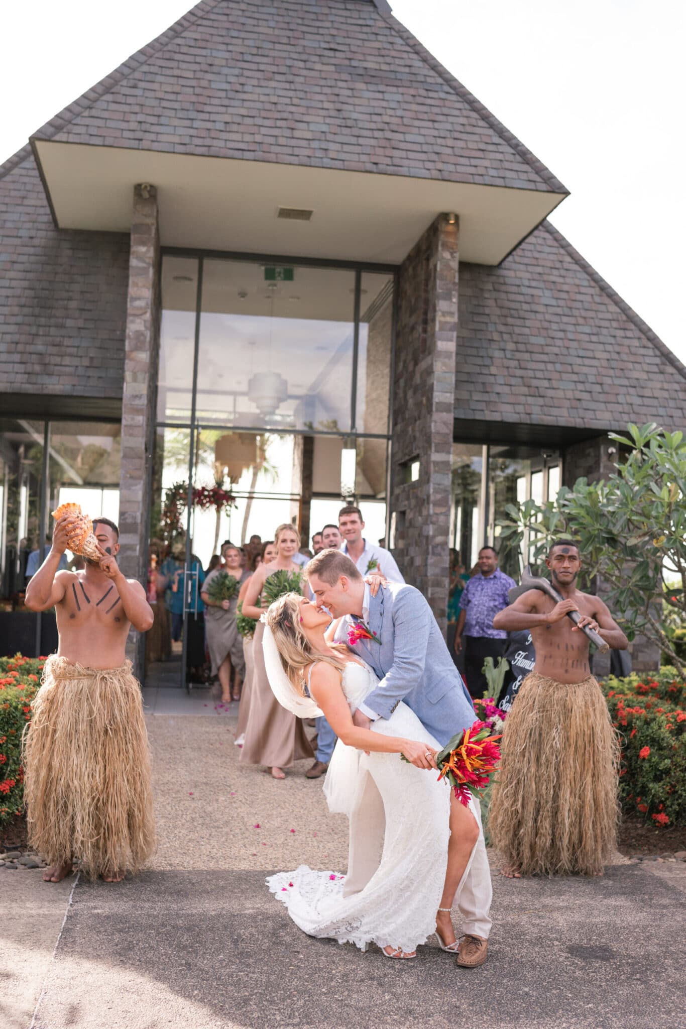 This Couple Had A Tropical Destination Wedding at InterContinental Fiji Golf Resort & Spa