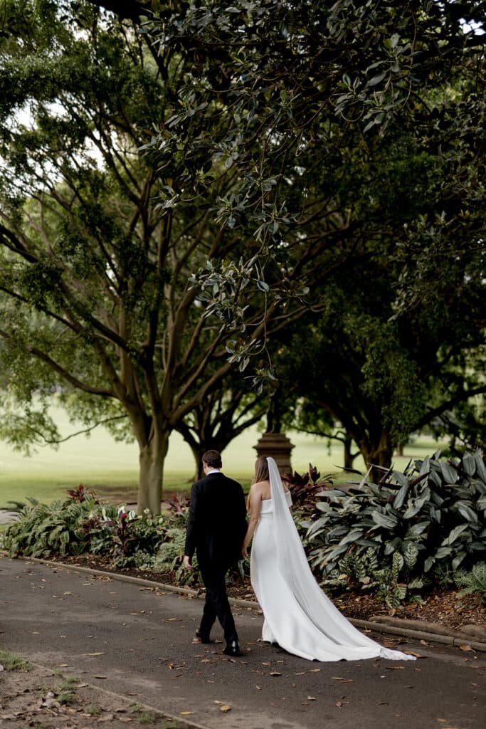 A Garden Themed Wedding Reception At Terrace On The Domain in Sydney, Australia