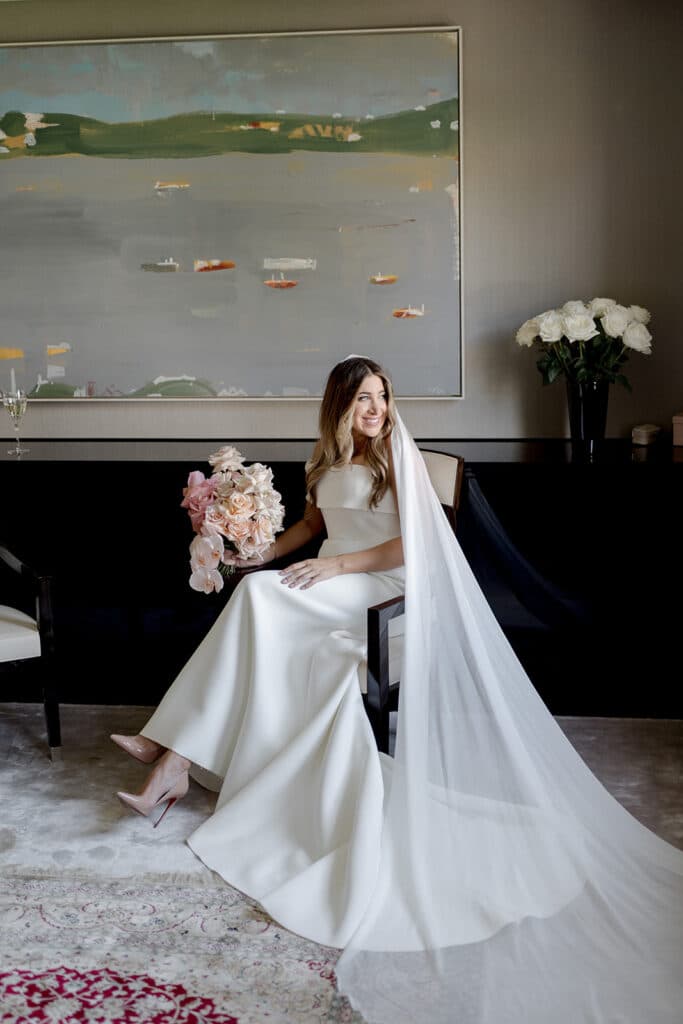 A Garden Themed Wedding Reception At Terrace On The Domain in Sydney, Australia