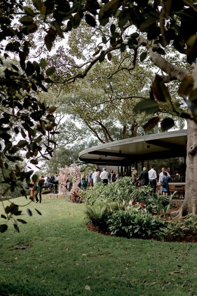 A Garden Themed Wedding Reception At Terrace On The Domain in Sydney, Australia