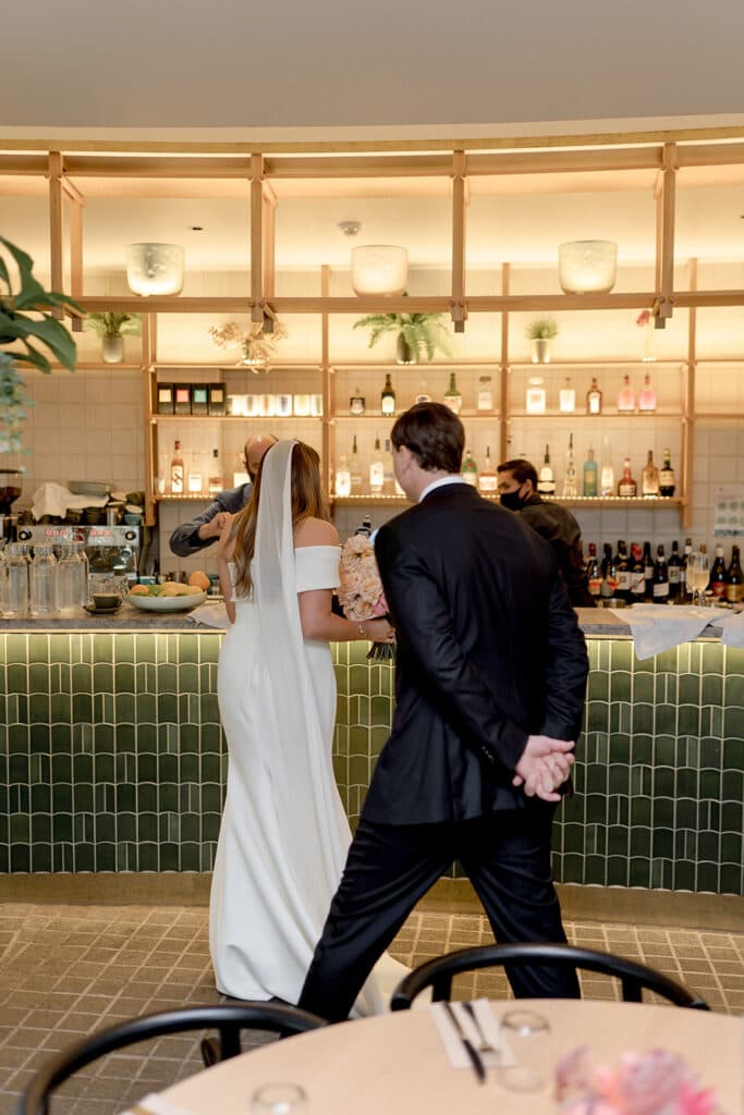 A Garden Themed Wedding Reception At Terrace On The Domain in Sydney, Australia