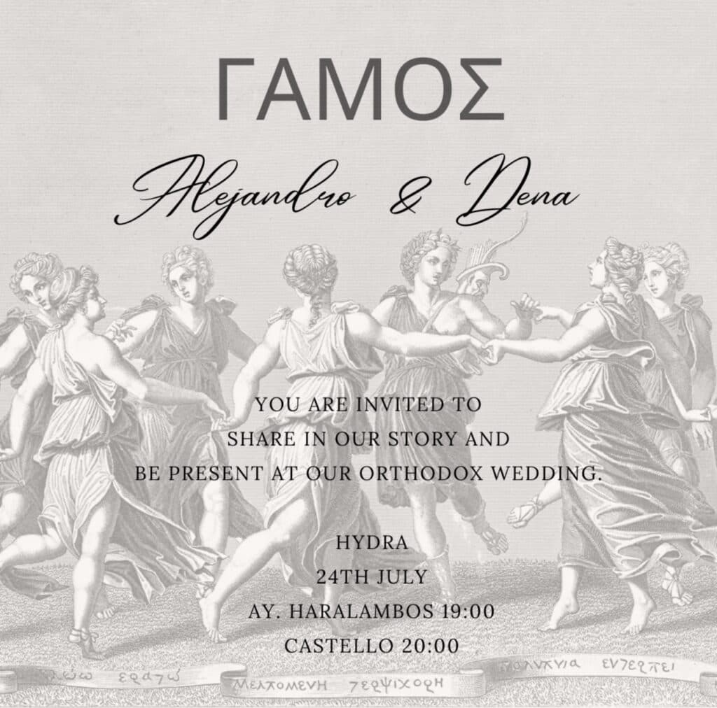 Australian Designer, Constantina Danis, Gets Married In Hydra, Greece