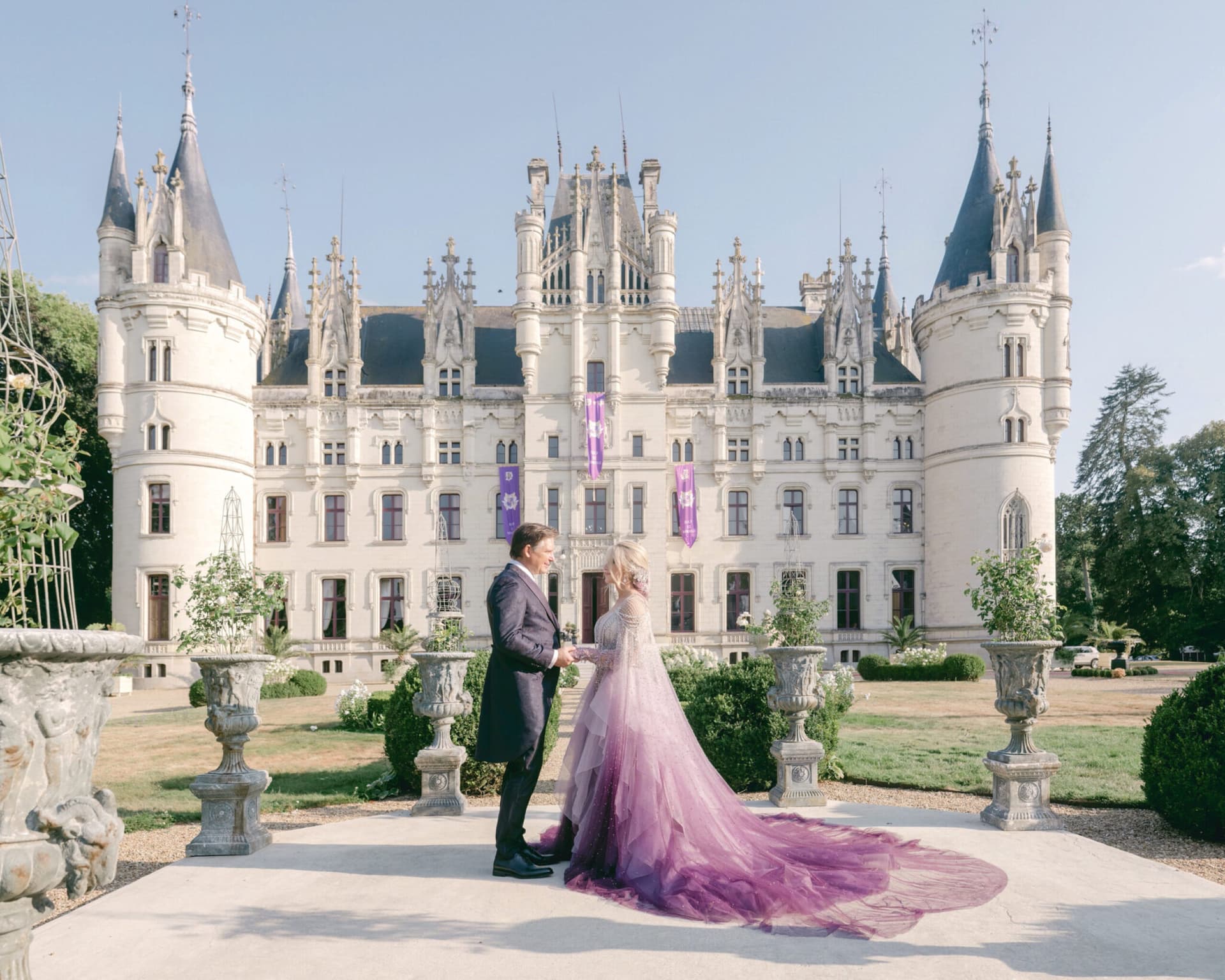 A Luxury 4 Day Chateau Destination Wedding in Loire Valley, France