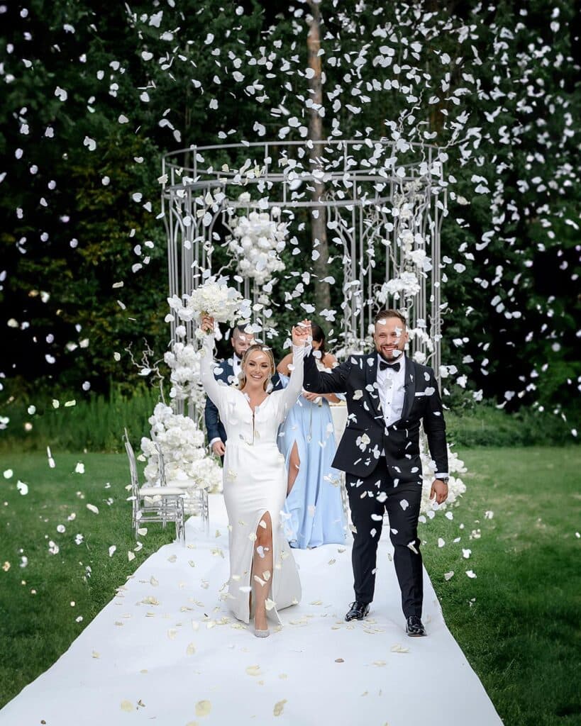 A White Floral Extravaganza in Marki, Poland