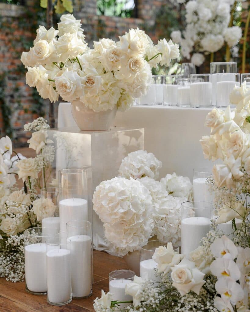 A White Floral Extravaganza in Marki, Poland