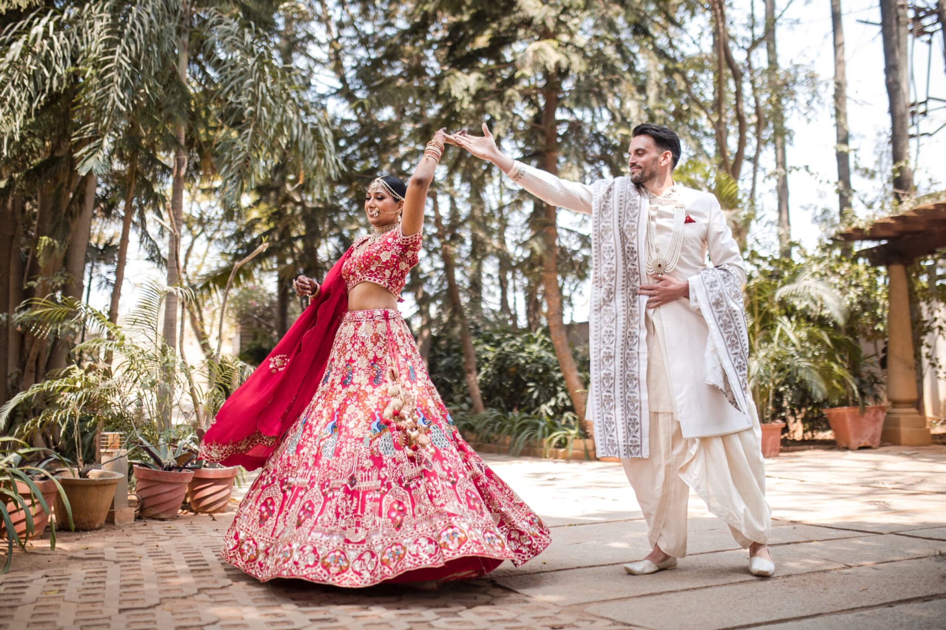 A Viral Cross-Cultural Destination Wedding in South India