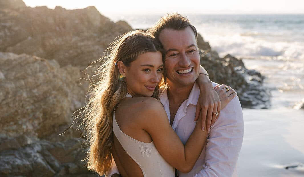 EXCLUSIVE: All the Details of Bondi Sands CEO Shaun Wilson’s Romantic Beach Proposal to Model Tess Shanahan 