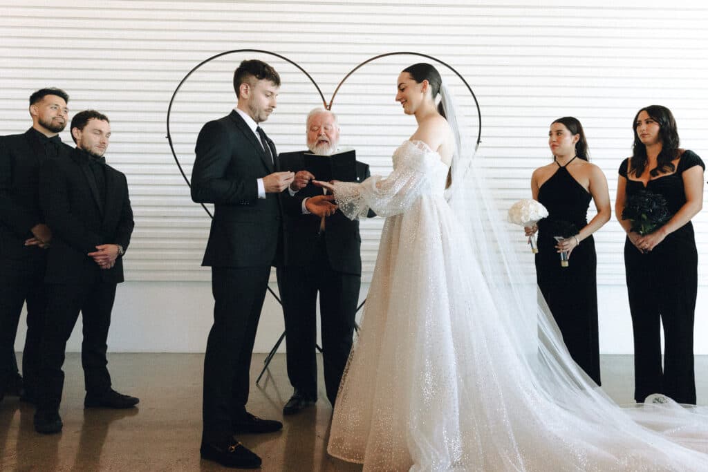 This Couple Had a Vogue-Inspired Modern Wedding in California