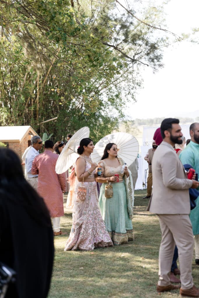 This Couple Had A Chic Indian Wedding Inspired By "Bridgerton" in NSW