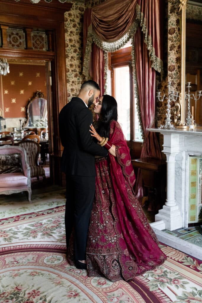This Couple Had A Chic Indian Wedding Inspired By "Bridgerton" in NSW