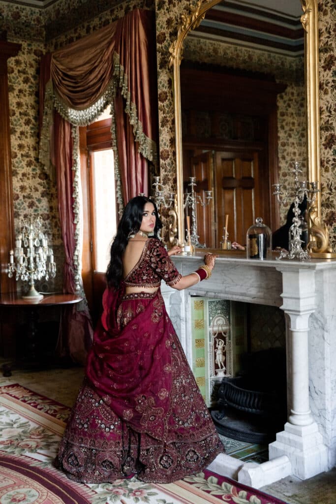 This Couple Had A Chic Indian Wedding Inspired By "Bridgerton" in NSW