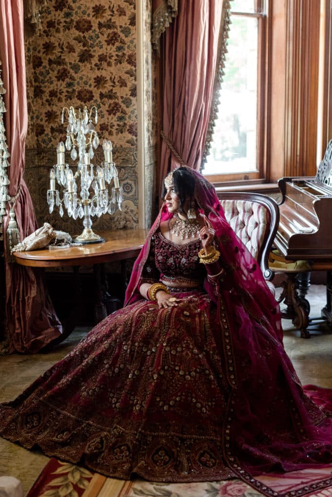 This Couple Had A Chic Indian Wedding Inspired By "Bridgerton" in NSW