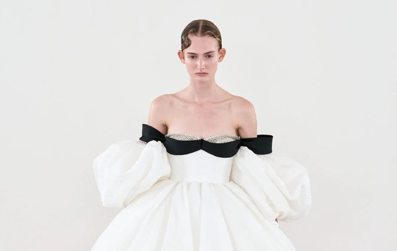 Giambattista Valli Makes a Case for Confectionary Black Gowns at Paris Haute Couture Week
