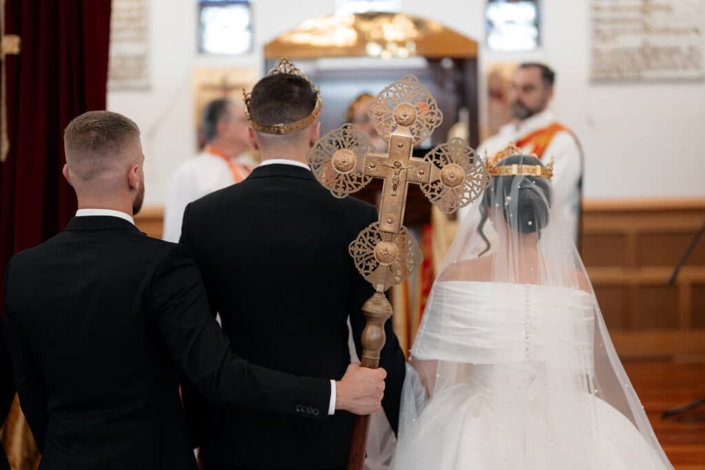 This Bride Wore a Stunning, Minimalist Gown to Her Elegant and Classic Wedding in Sydney