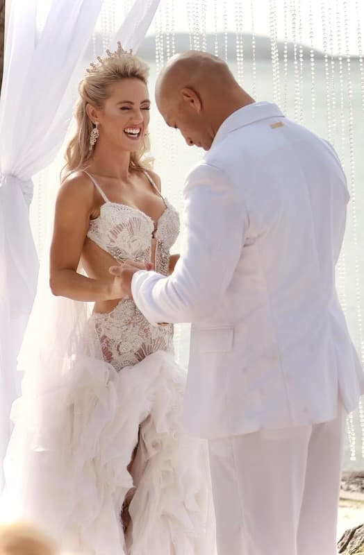 Celebrity Designer Gets Wedded in Four Gowns She Designed Herself