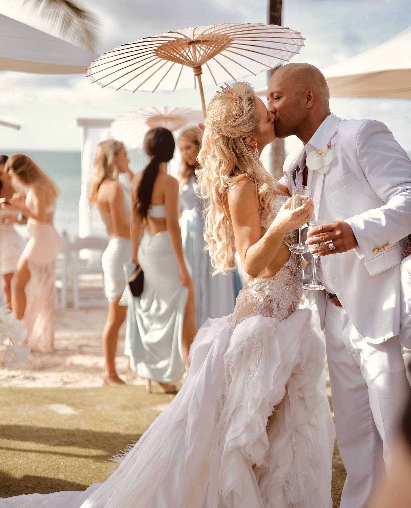 Celebrity Designer Amy Taylor Gets Wedded in Four Gowns She Designed Herself